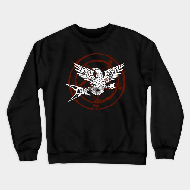 Heavy Metal is Freedom Crewneck Sweatshirt by knightwatchpublishing